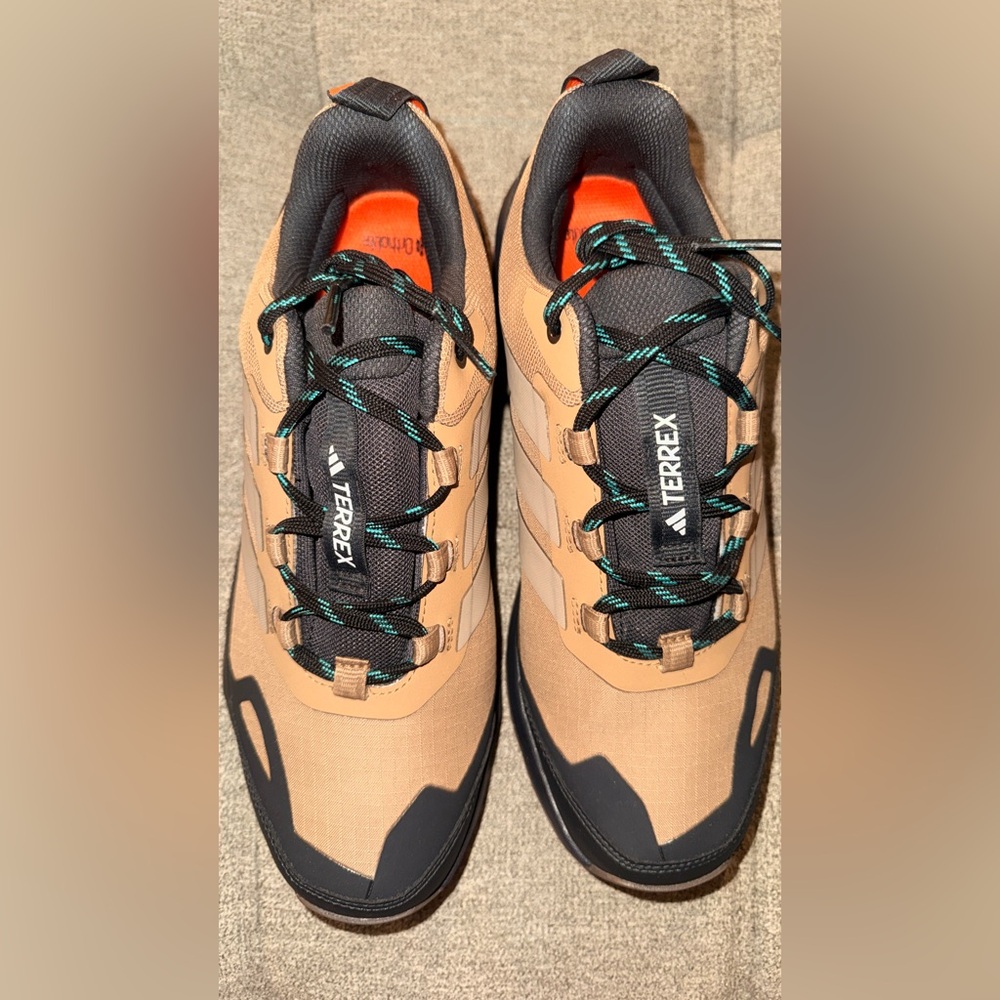Men’s Adidas Terrex Skychaser Tan and Black Trail Sneakers
